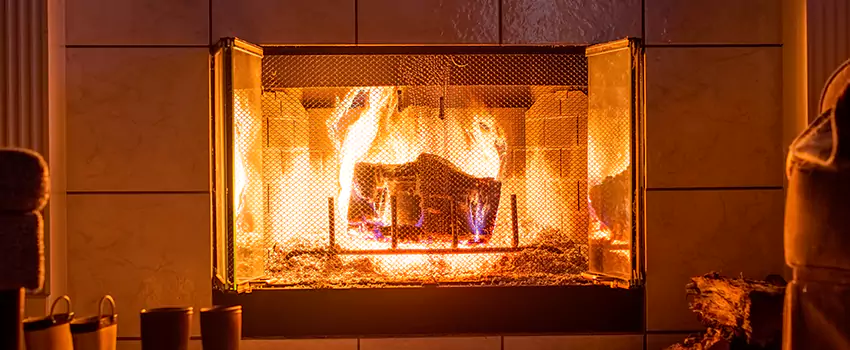 Mendota Hearth Landscape Fireplace Installation in Glenvar Heights, Florida