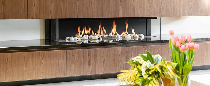 Double-height Fireplace Design Refurbishment in Glenvar Heights, Florida