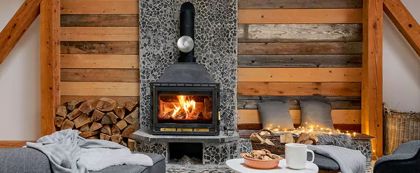 Thelin Hearth Products Direct Vent Gas Stove Fireplace Inspection in Glenvar Heights, Florida